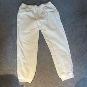 Ninexis white fleece jogger sweatpants XL